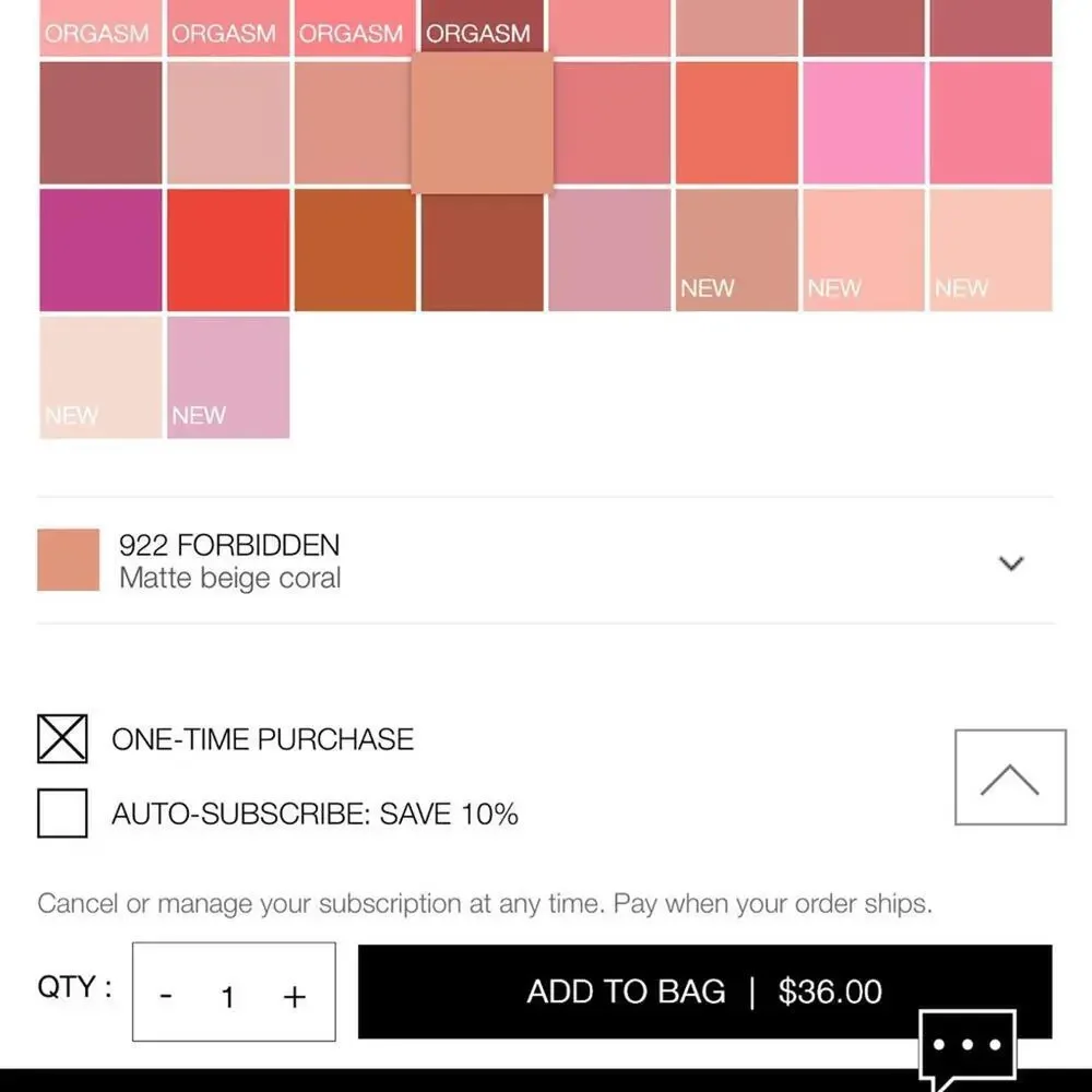 NIB NARS Forbidden Matte Blush